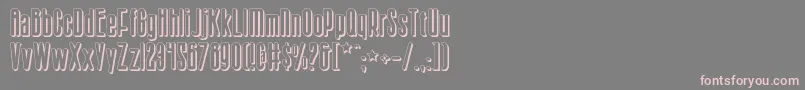 Sisterv2s Font – Pink Fonts on Gray Background