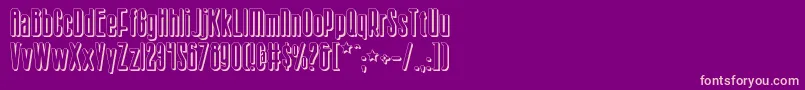 Sisterv2s Font – Pink Fonts on Purple Background