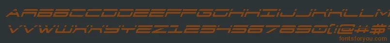 911porschav3laserital-fontti – ruskeat fontit mustalla taustalla