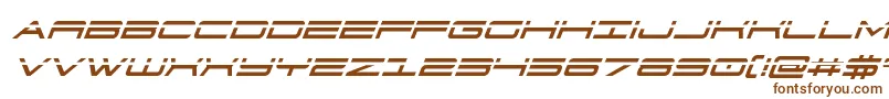 Шрифт 911porschav3laserital – коричневые шрифты на белом фоне