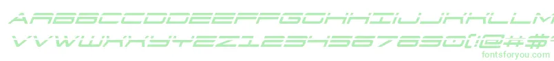 Шрифт 911porschav3laserital – зелёные шрифты