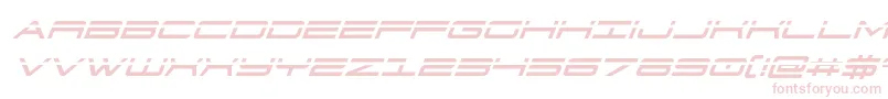 911porschav3laserital Font – Pink Fonts on White Background