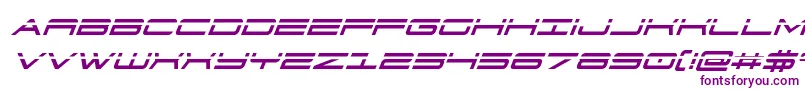 Шрифт 911porschav3laserital – фиолетовые шрифты на белом фоне