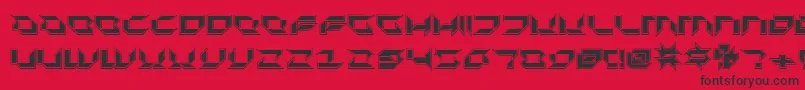 fuente PluranonPro – Fuentes Negras Sobre Fondo Rojo