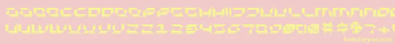 PluranonPro Font – Yellow Fonts on Pink Background