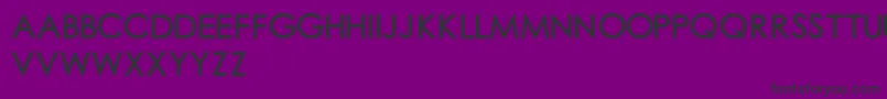 Шрифт Chubgothic1 – чёрные шрифты на фиолетовом фоне
