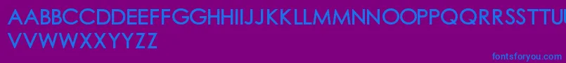 Шрифт Chubgothic1 – синие шрифты на фиолетовом фоне