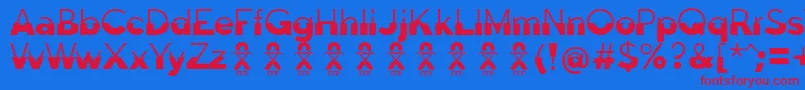 fuente DisolutaFontFfp – Fuentes Rojas Sobre Fondo Azul