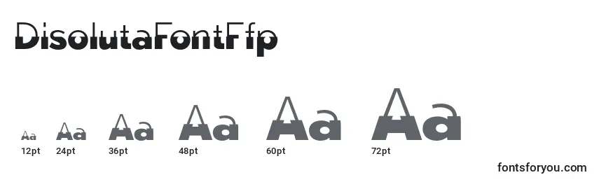 Größen der Schriftart DisolutaFontFfp (102193)