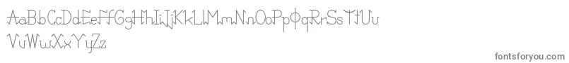 PixoDemo-Schriftart – Graue Schriften auf weißem Hintergrund