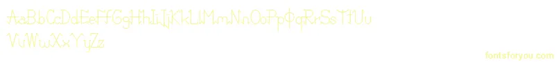 PixoDemo-fontti – keltaiset fontit