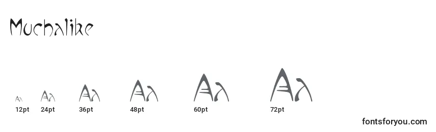 Muchalike Font Sizes
