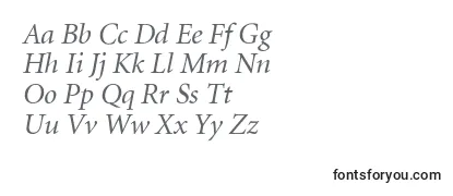 Обзор шрифта MinionItalic