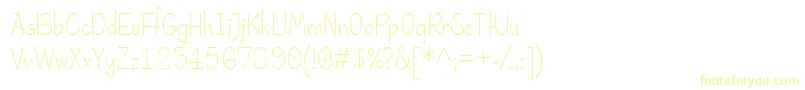 Rolande-fontti – keltaiset fontit