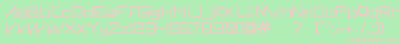 DogonsTribe Font – Pink Fonts on Green Background