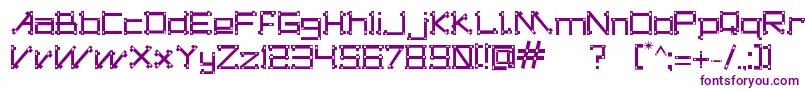 DogonsTribe Font – Purple Fonts on White Background