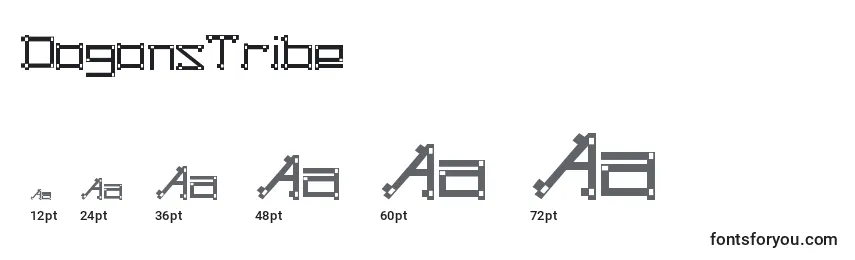 DogonsTribe Font Sizes