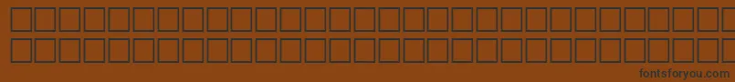 McsRedseaSINormal. Font – Black Fonts on Brown Background