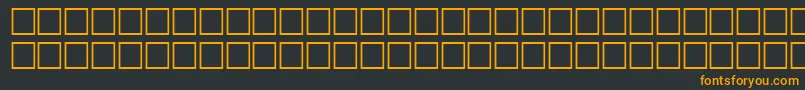 McsRedseaSINormal. Font – Orange Fonts on Black Background