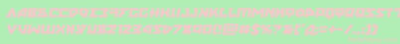 Nyetsemital Font – Pink Fonts on Green Background