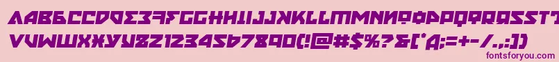 Nyetsemital Font – Purple Fonts on Pink Background