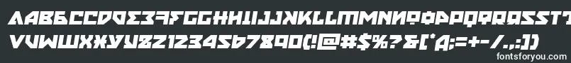 Шрифт Nyetsemital – белые шрифты