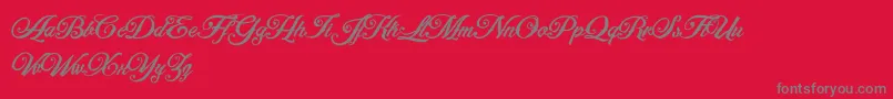 ArtonicPersonalUseOnly Font – Gray Fonts on Red Background