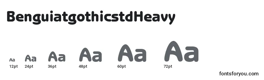 BenguiatgothicstdHeavy Font Sizes