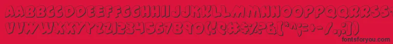 44v2s Font – Black Fonts on Red Background