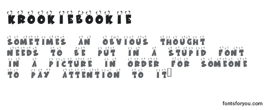 Обзор шрифта KrOokieBookie