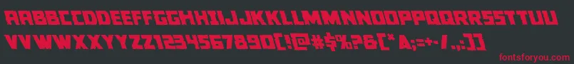 Colossusleft Font – Red Fonts on Black Background