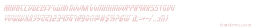 フォントZoneriderhalfital – 白い背景にピンクのフォント