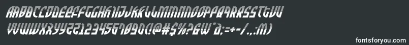Zoneriderhalfital Font – White Fonts on Black Background