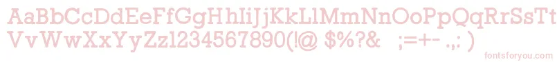IamarockFreeForPersonalUseOnly Font – Pink Fonts on White Background