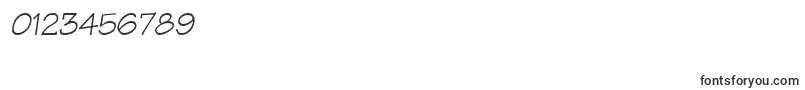 ManualSsiItalic Font – Fonts for Numbers and Digits