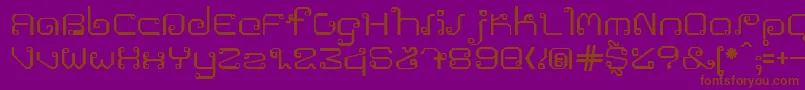 Saiba mais sobre a fonte Khmer Fonte Khmer – fontes marrons em um fundo roxo