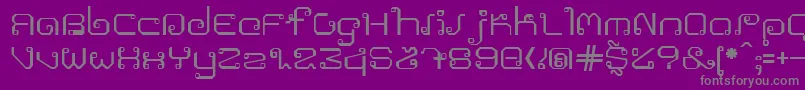 Saiba mais sobre a fonte Khmer Fonte Khmer – fontes cinzas em um fundo violeta