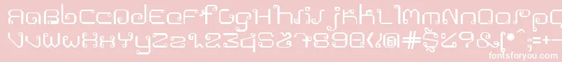 Khmer Font – White Fonts on Pink Background