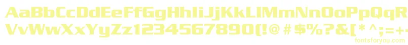 Шрифт TrekGeneration1 – жёлтые шрифты