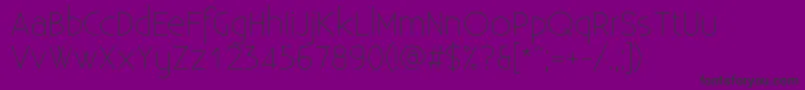 En savoir plus sur la police ExistenceLight Police ExistenceLight – polices noires sur fond violet
