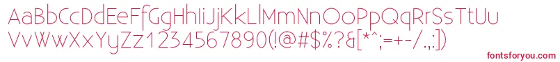 ExistenceLight Font – Red Fonts