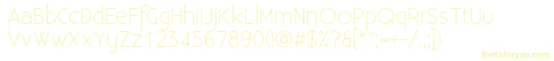 ExistenceLight Font – Yellow Fonts