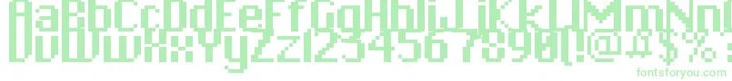 Шрифт Pix ffy – зелёные шрифты
