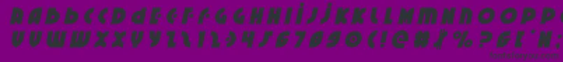 Neuralnomicontitleital Font – Black Fonts on Purple Background