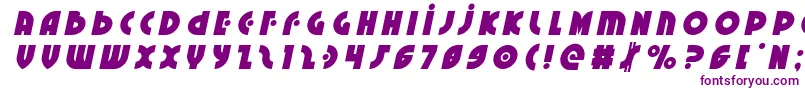 Шрифт Neuralnomicontitleital – фиолетовые шрифты на белом фоне