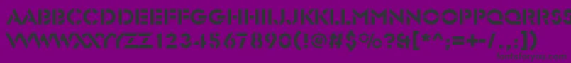 Glasersted Font – Black Fonts on Purple Background