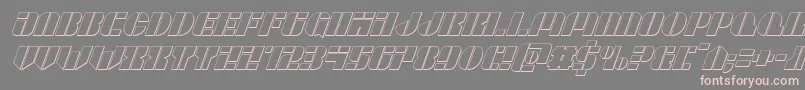 fuente Leaguewars3Dital – Fuentes Rosadas Sobre Fondo Gris