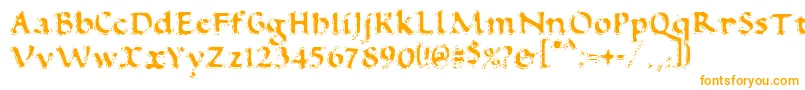 VtcAntiquefizzReguar Font – Orange Fonts on White Background