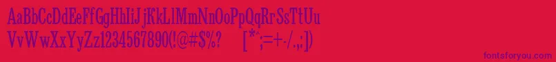 Подробнее о шрифте Bruskovaya65n Шрифт Bruskovaya65n – фиолетовые шрифты на красном фоне
