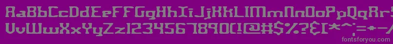 Fonte AspartameBrk – fontes cinzas em um fundo violeta